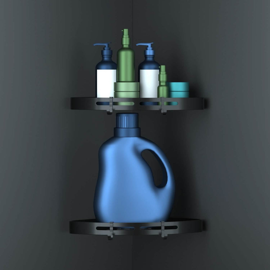 2-Piece: Corner Shower Caddy Shelf by DailySale