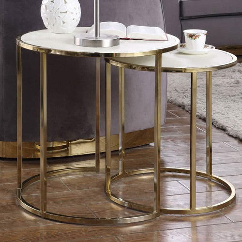 2-Piece: Iconic Home Tuscany Nesting Table by DailySale