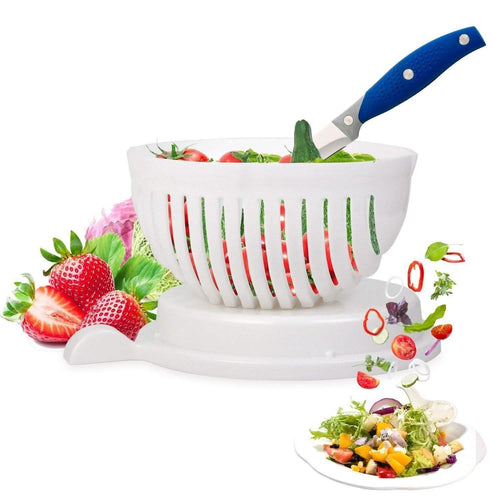 2-Piece: Instant Salad-Cutter Bowl Set by DailySale