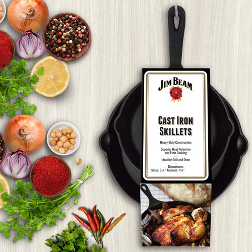 2-Piece: Jim Beam Cast Iron Skillets by DailySale