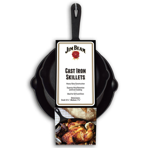 2-Piece: Jim Beam Cast Iron Skillets by DailySale