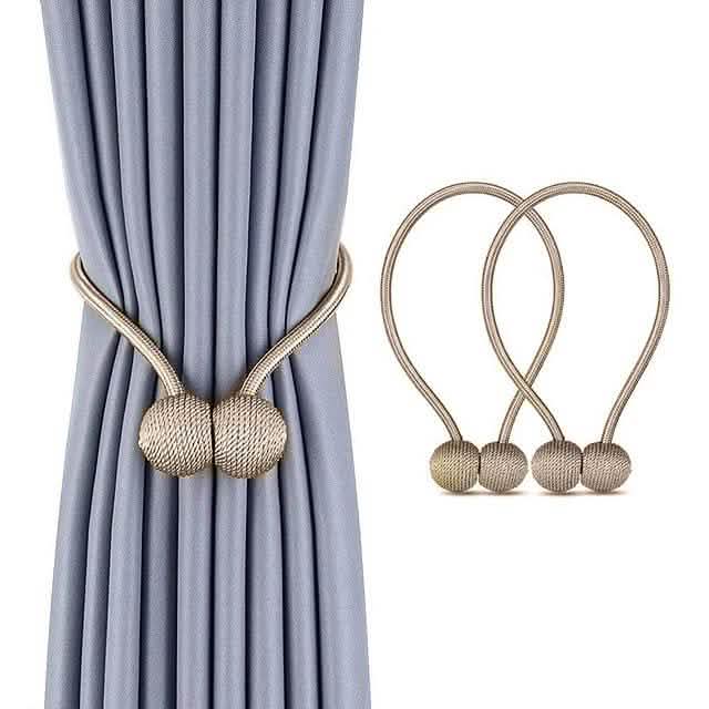 2-Piece: Magnet Curtains Bandages Buckle by DailySale