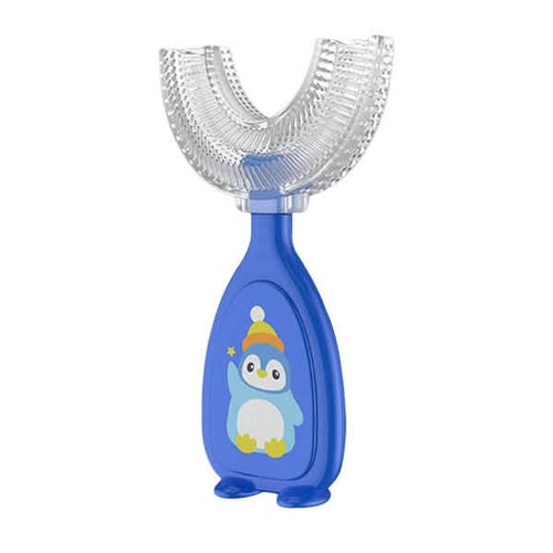 2-Piece: Manual Children's U-Shaped Toothbrush by DailySale