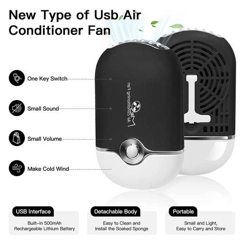 2-Piece: Rechargeable Handheld Mini Eyelash Fan by DailySale
