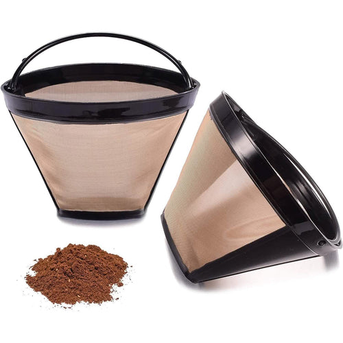 2-Piece: Reusable No.4 Cone Coffee Maker Filters by DailySale