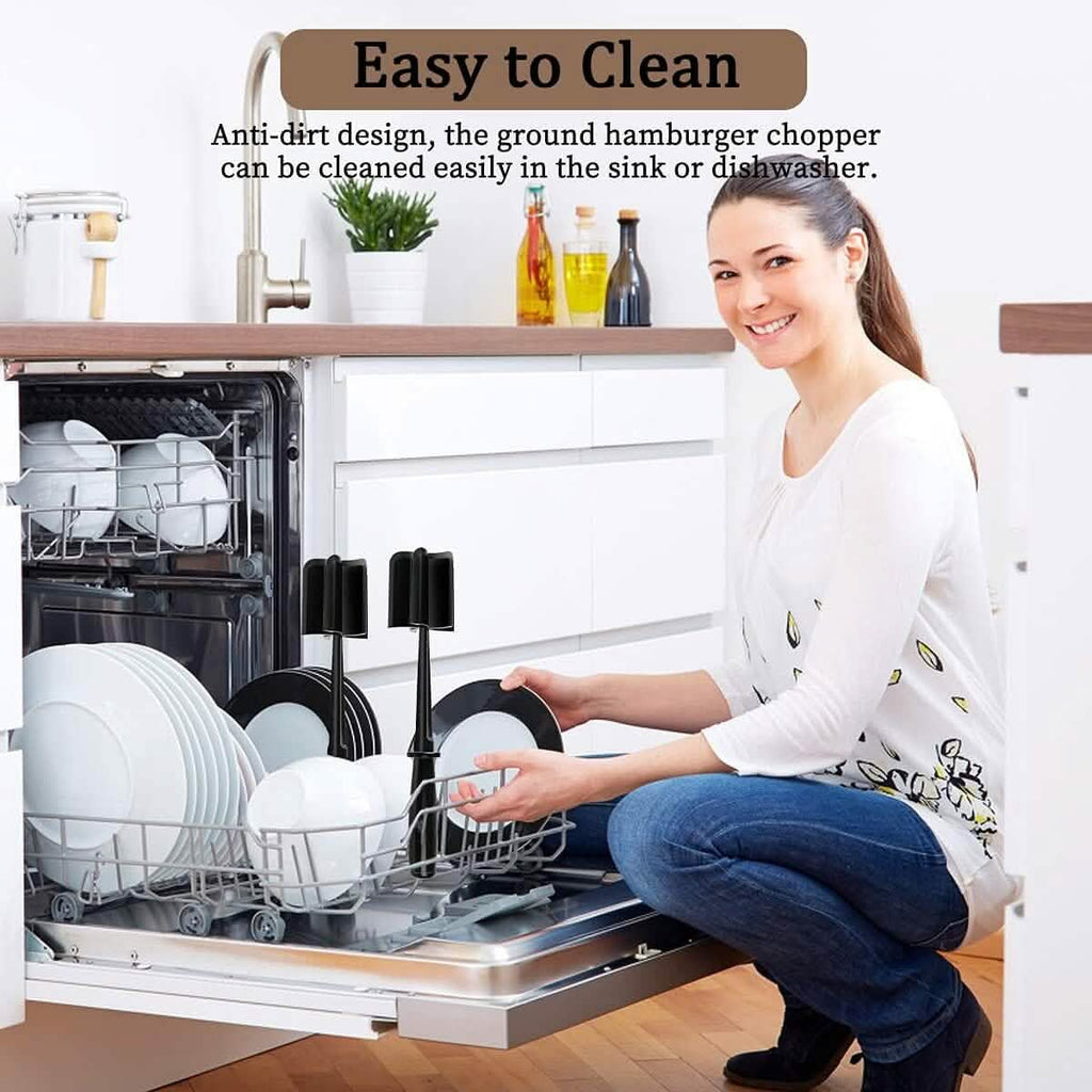 2-Piece Set: Heat-Resistant Nylon Meat Chopper Set by DailySale