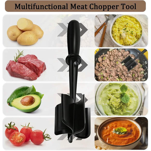 2-Piece Set: Heat-Resistant Nylon Meat Chopper Set by DailySale
