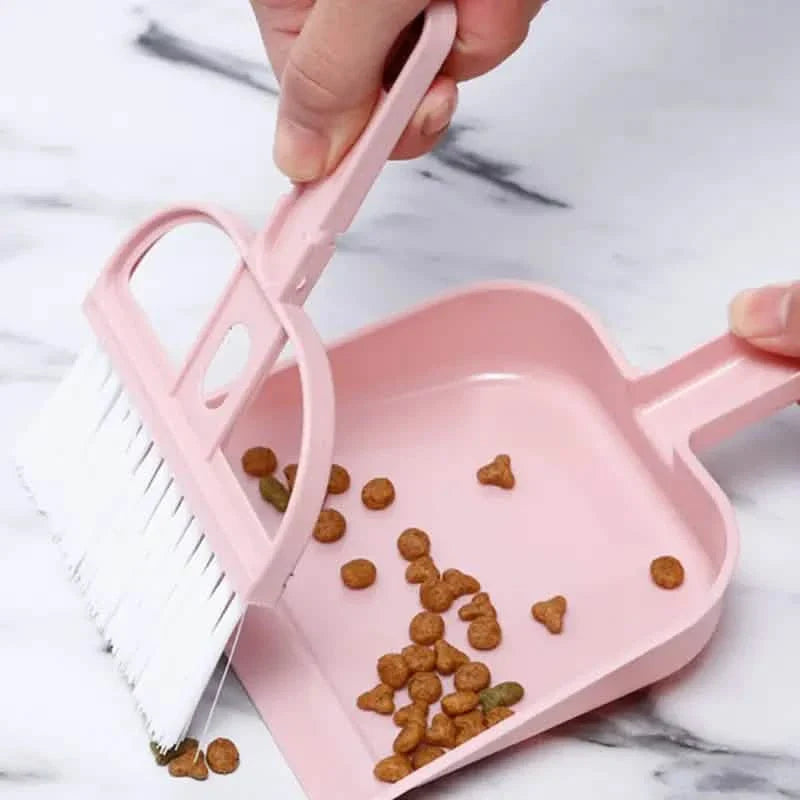 2-Piece Set: Mini Cleaning Dustpan And Brush Set by DailySale