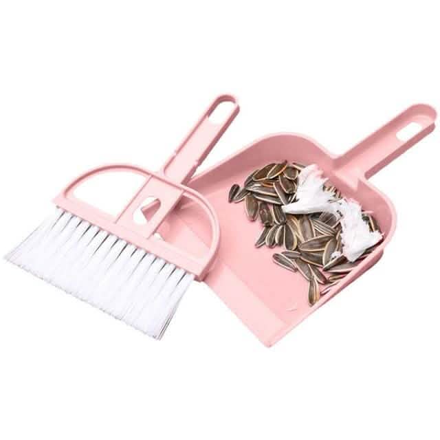 2-Piece Set: Mini Cleaning Dustpan And Brush Set by DailySale