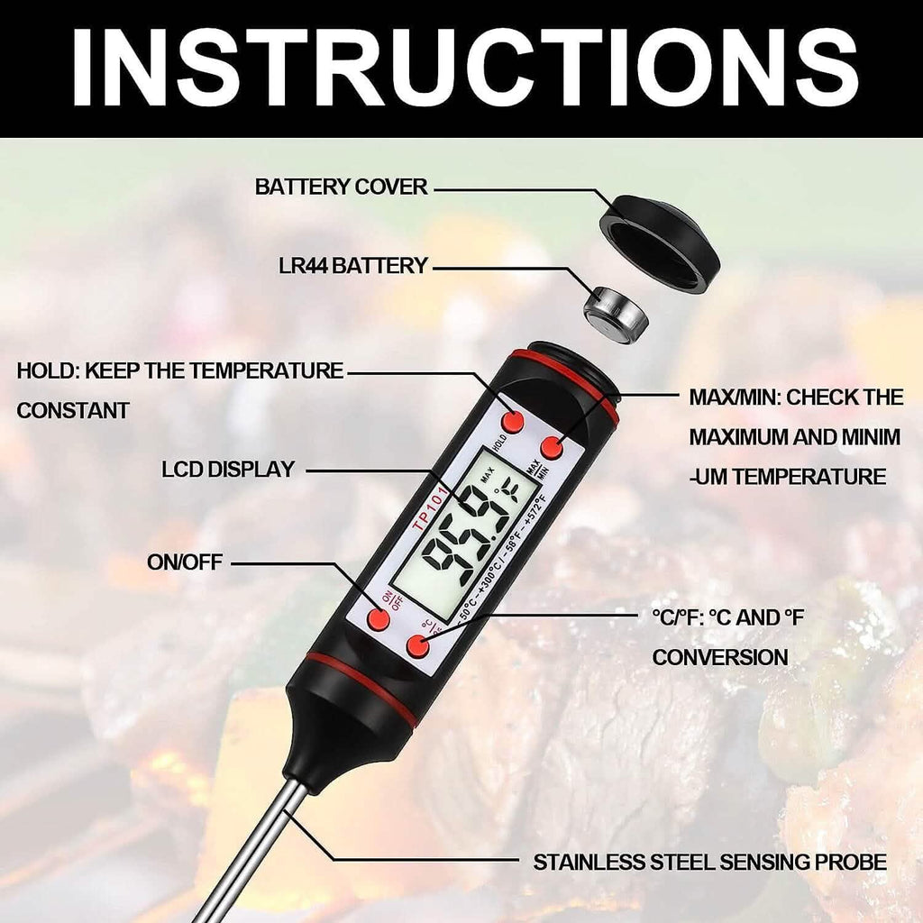 2-Piece Set: Multi-functional Thermometer Pen with High Accuracy and Instant Read by DailySale