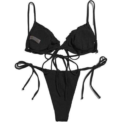 2-Piece Set: Thong Brazilian Bikini Swimsuit by DailySale