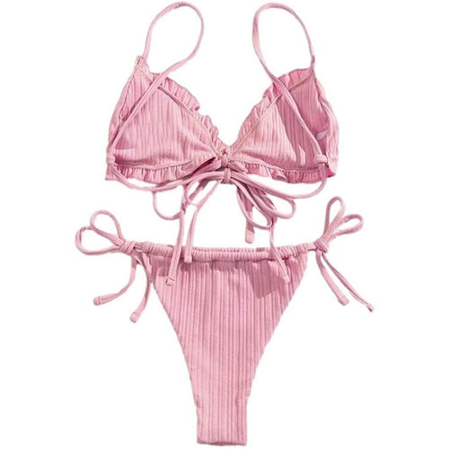 2-Piece Set: Thong Brazilian Bikini Swimsuit by DailySale