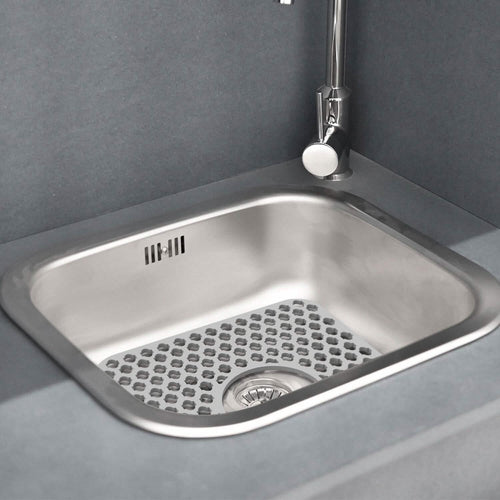 2-Piece: Silicon Grid Sink Mat with Central Drain Hole by DailySale