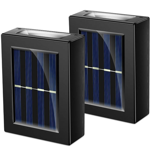 2-Piece: Solar Deck Outdoor Lights by DailySale