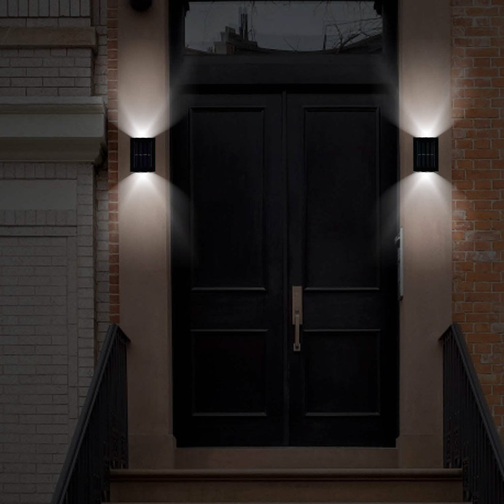 2-Piece: Solar Deck Outdoor Lights by DailySale