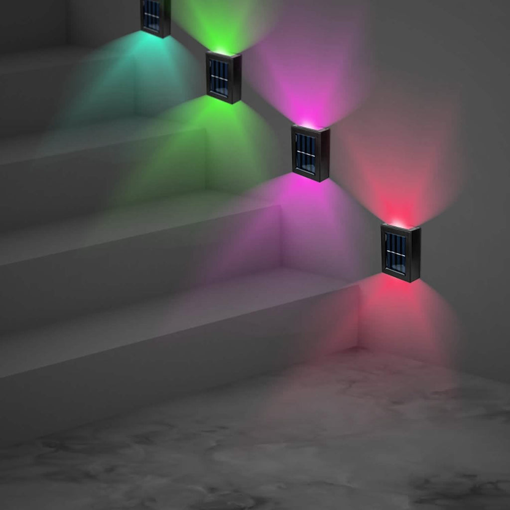 2-Piece: Solar Deck Outdoor Lights by DailySale
