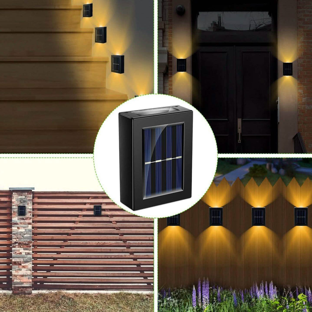2-Piece: Solar Deck Outdoor Lights by DailySale