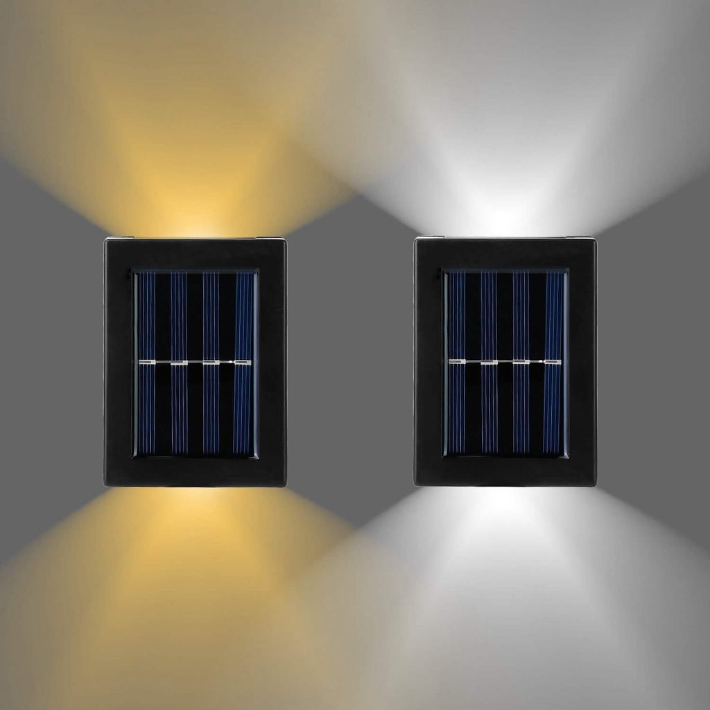 2-Piece: Solar Deck Outdoor Lights by DailySale