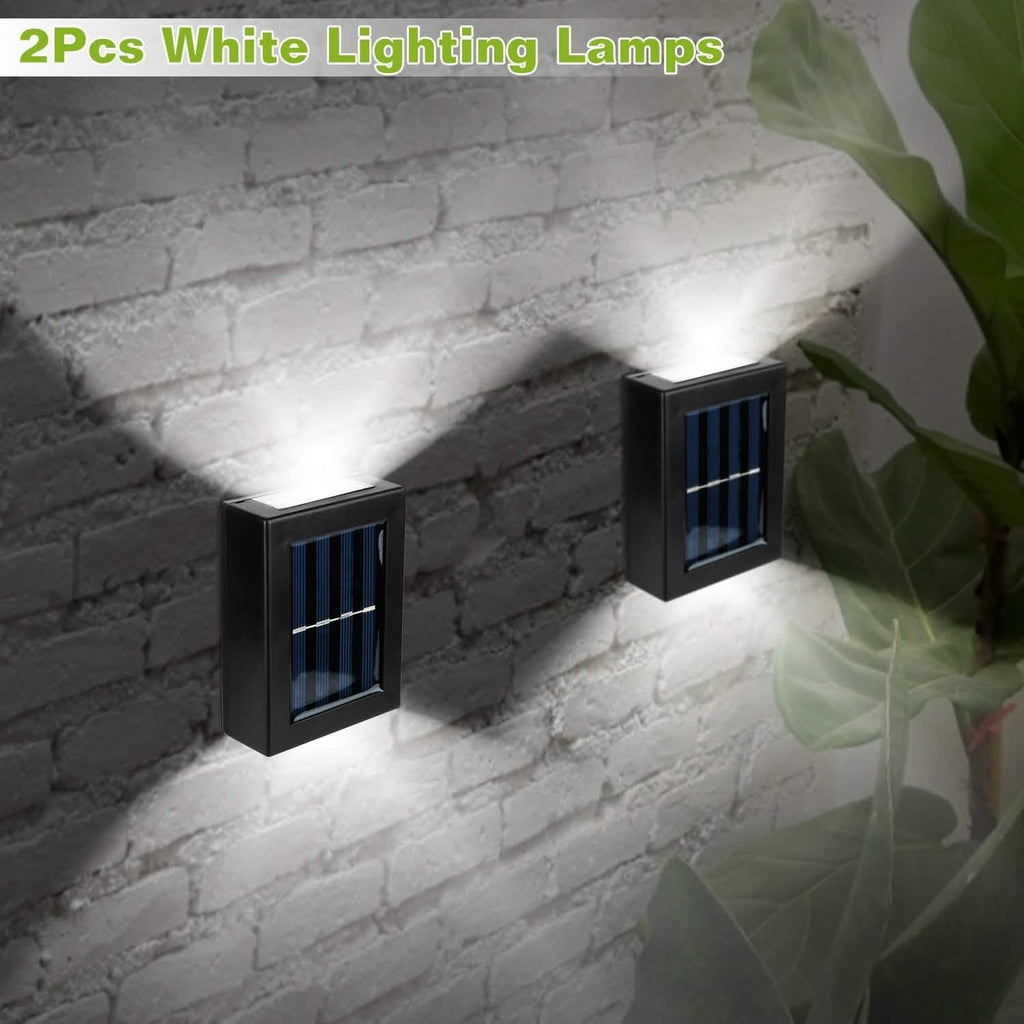 2-Piece: Solar Deck Outdoor Lights by DailySale