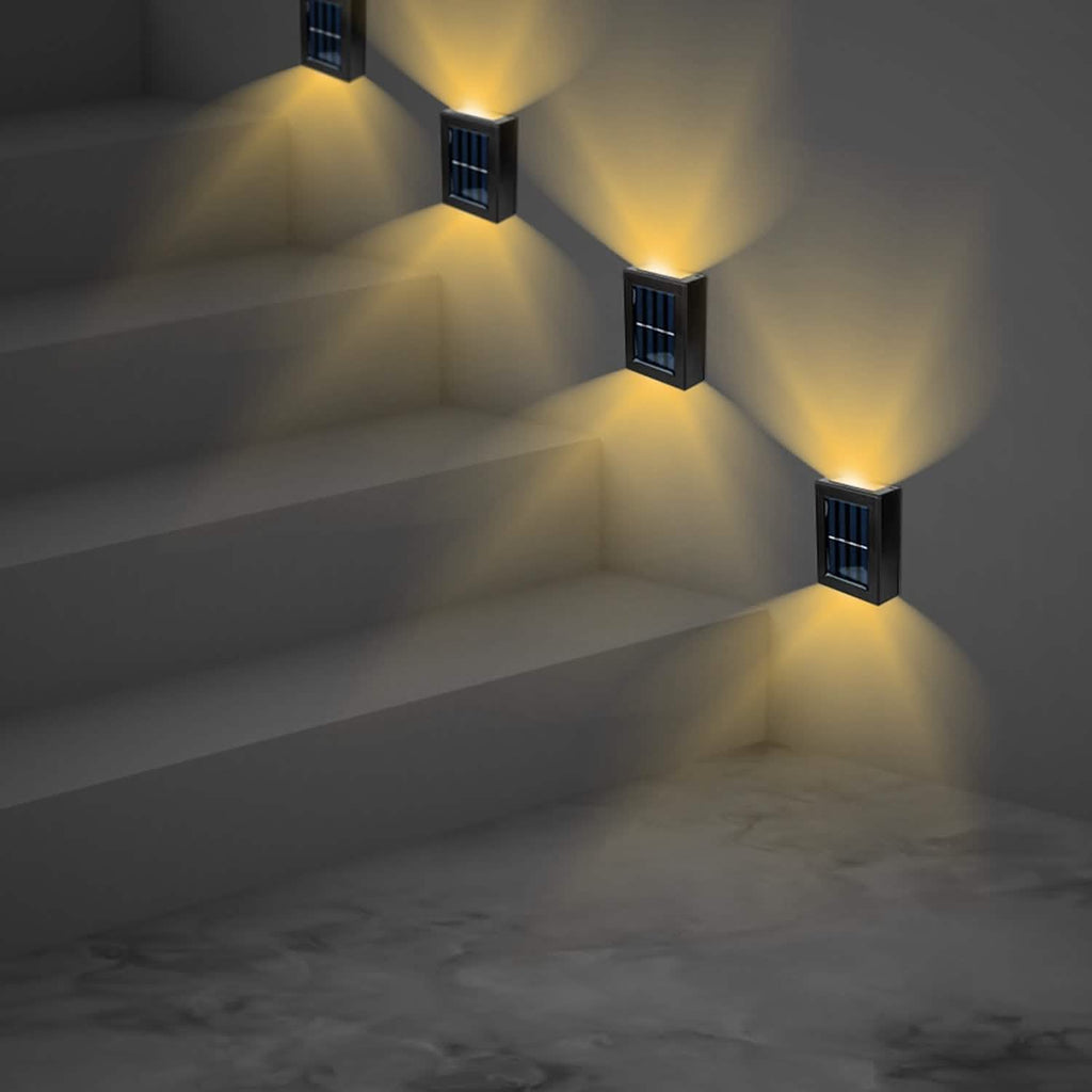 2-Piece: Solar Deck Outdoor Lights by DailySale