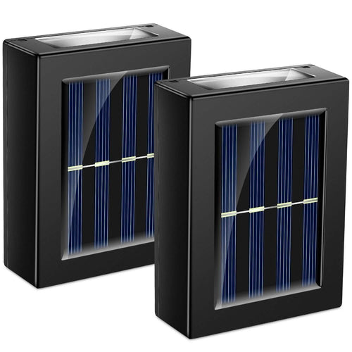 2-Piece: Solar Deck Outdoor Lights by DailySale