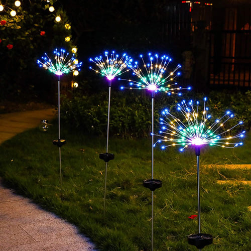 2-Piece: Solar Powered Starburst Garden Lights by DailySale