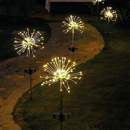 2-Piece: Solar Powered Starburst Garden Lights by DailySale