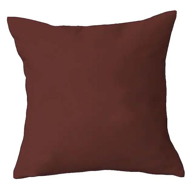 2-Piece: Solid Colored Simple Square Pillowcases by DailySale