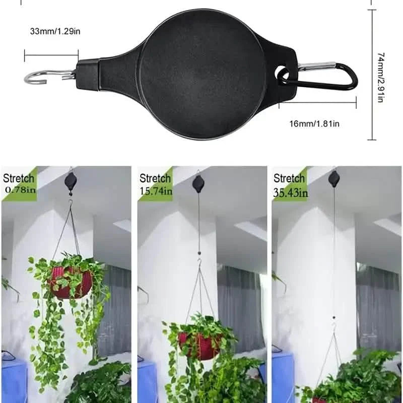 2-Piece: Telescopic Lifting Hooks for Garden Pots by DailySale