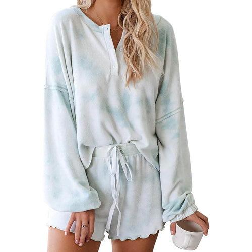 2-Piece: Womens Tie Dye Print Suit by DailySale