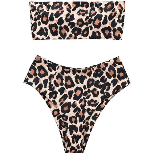2-Piece: Women's Tube Top Bikini Swimsuit by DailySale