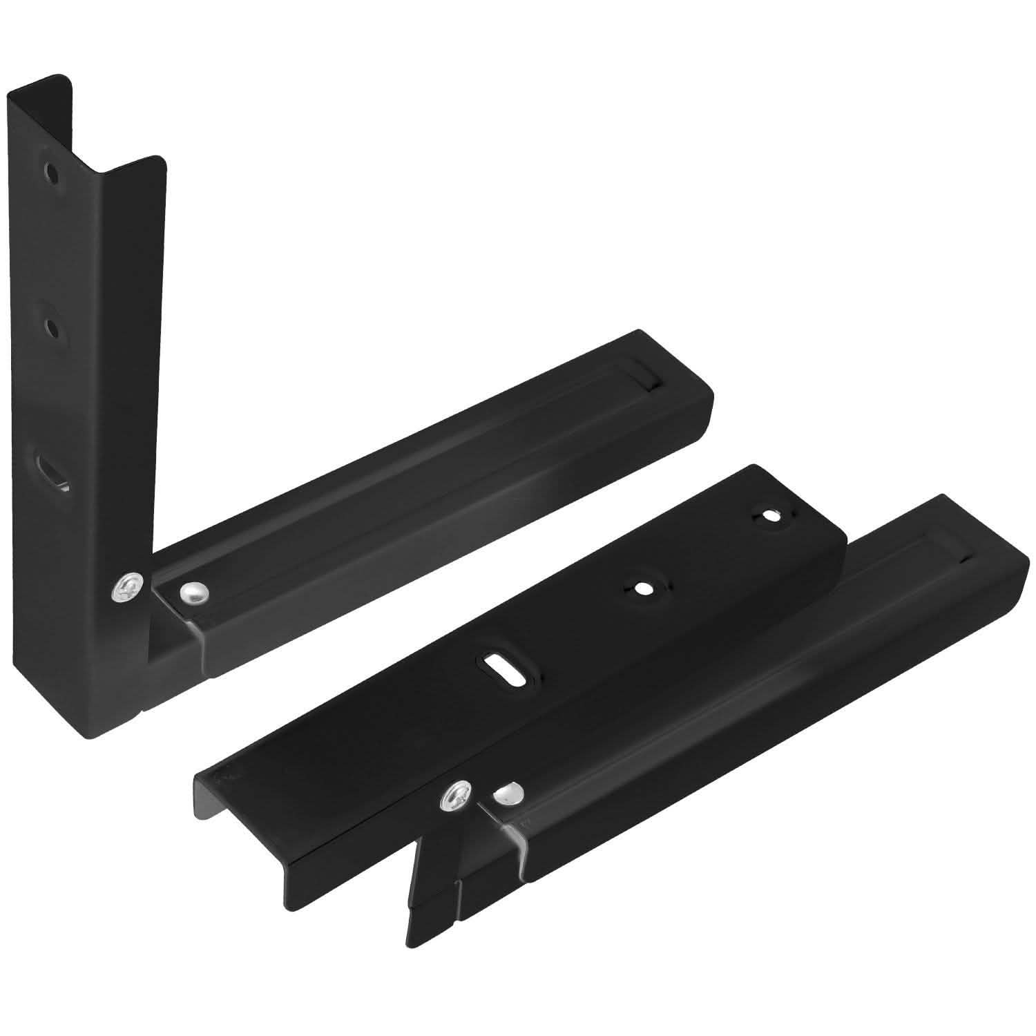 2-Pieces: Adjustable Wall Mount Microwave Brackets by DailySale