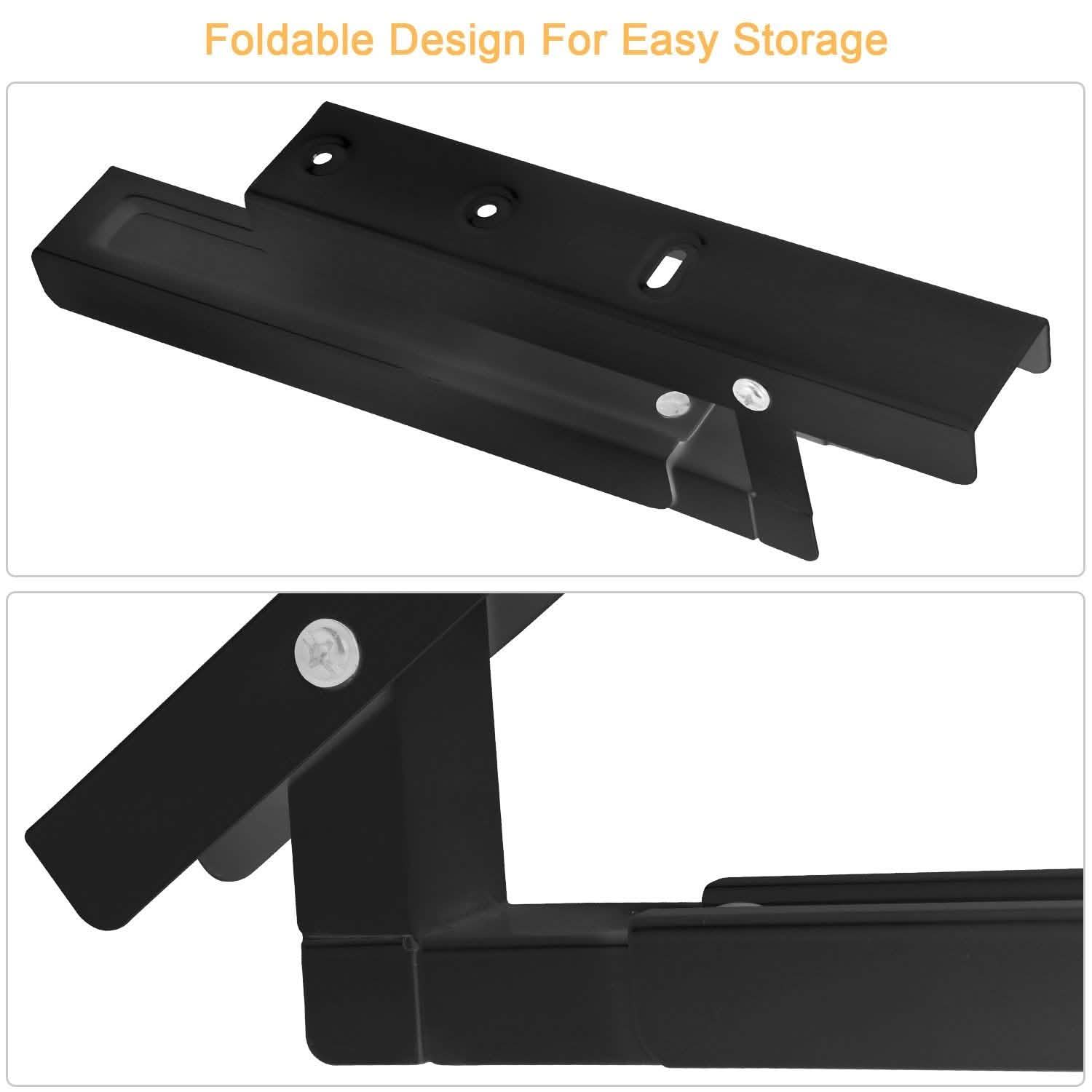 2-Pieces: Adjustable Wall Mount Microwave Brackets by DailySale