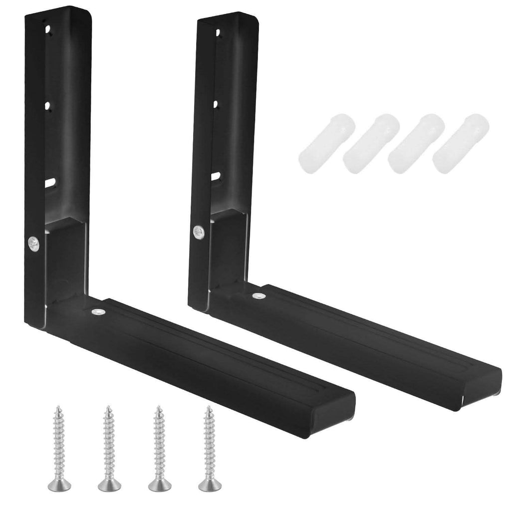 2-Pieces: Adjustable Wall Mount Microwave Brackets by DailySale