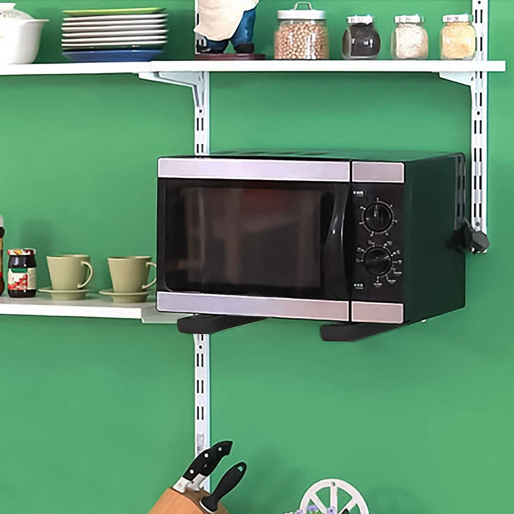 2-Pieces: Adjustable Wall Mount Microwave Brackets by DailySale