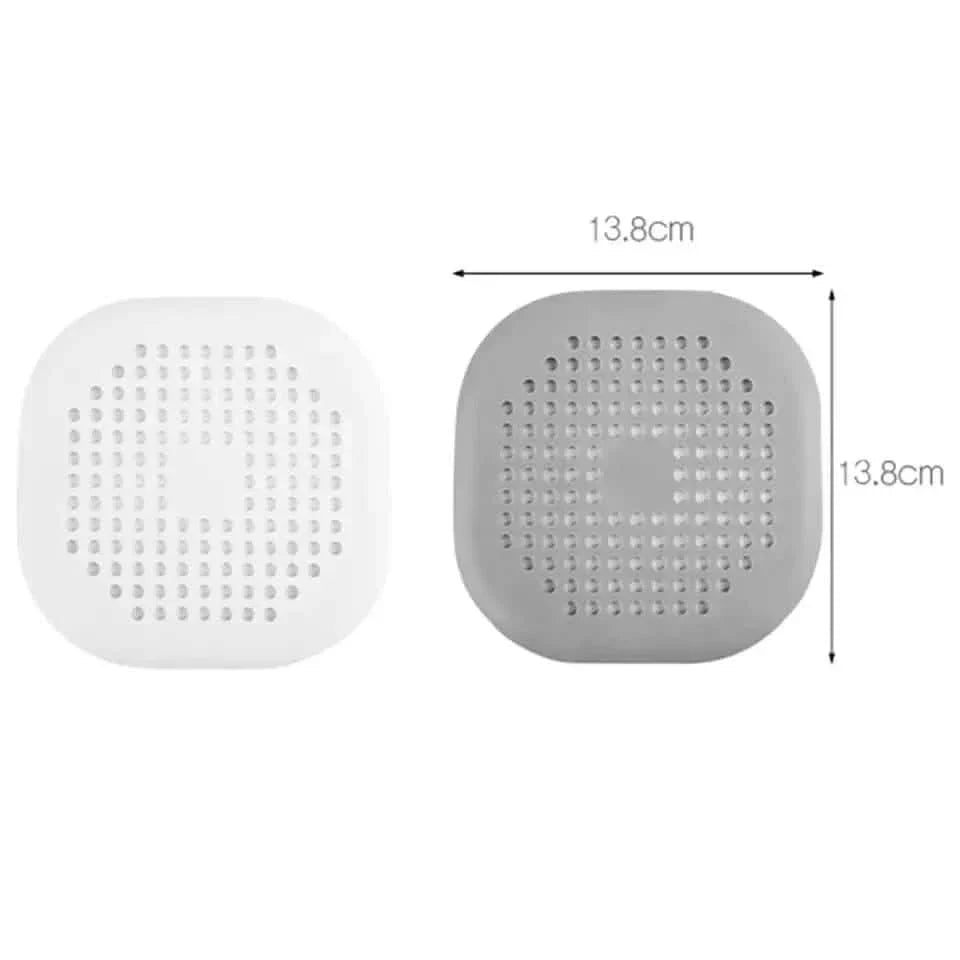2-Pieces: Bathroom Kitchen Waste Sink Strainer Hair Filter Drain Net Catcher Cover by DailySale