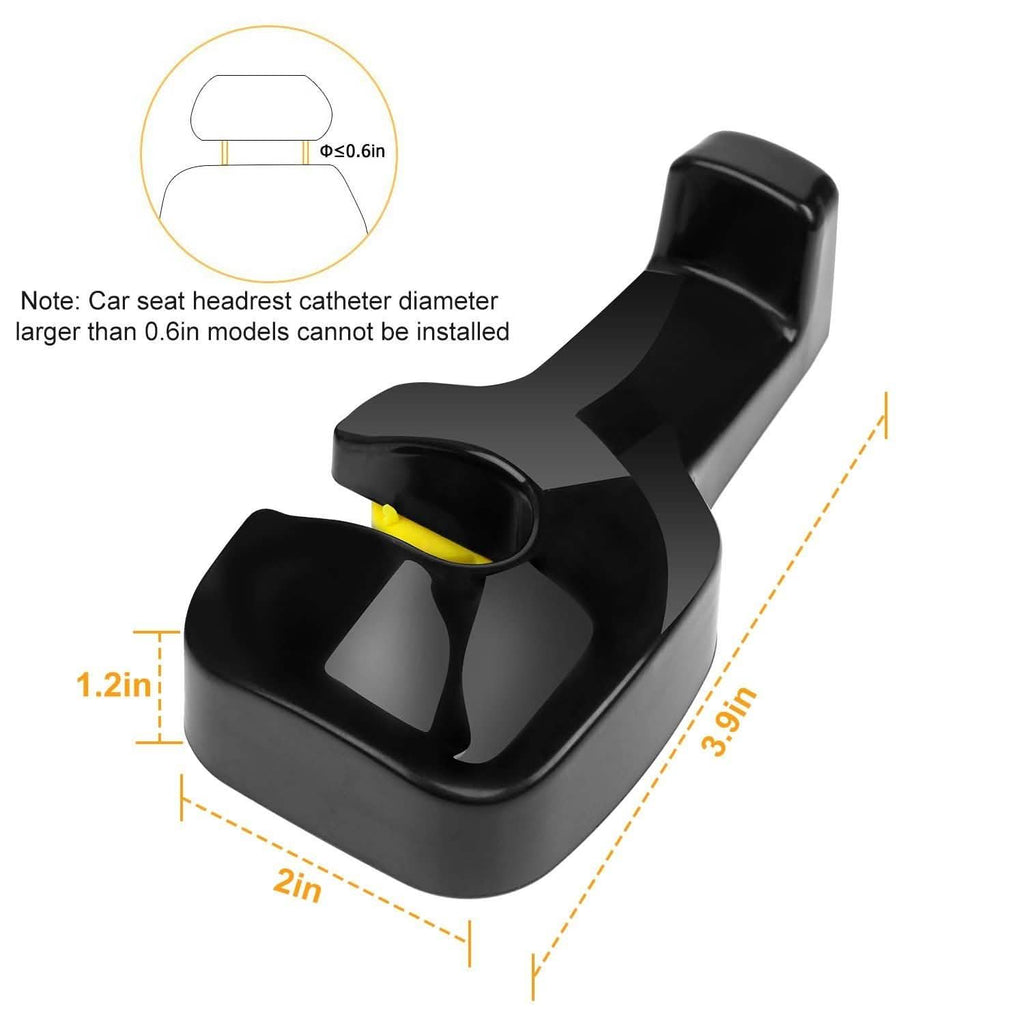 2-Pieces: Car Seat Headrest Hanger by DailySale