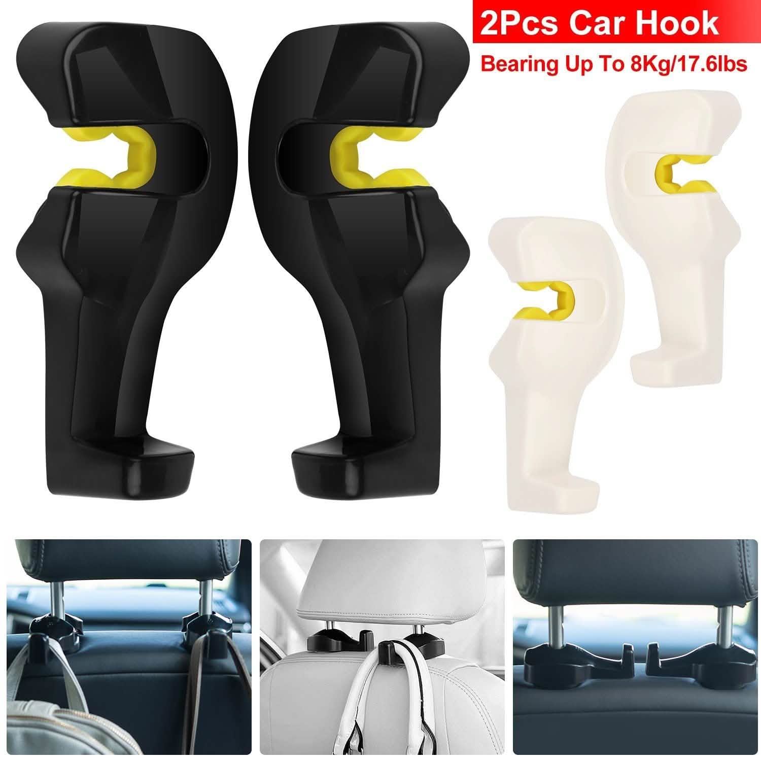 2-Pieces: Car Seat Headrest Hanger by DailySale