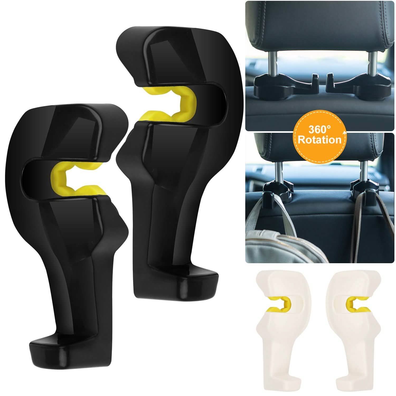 2-Pieces: Car Seat Headrest Hanger by DailySale