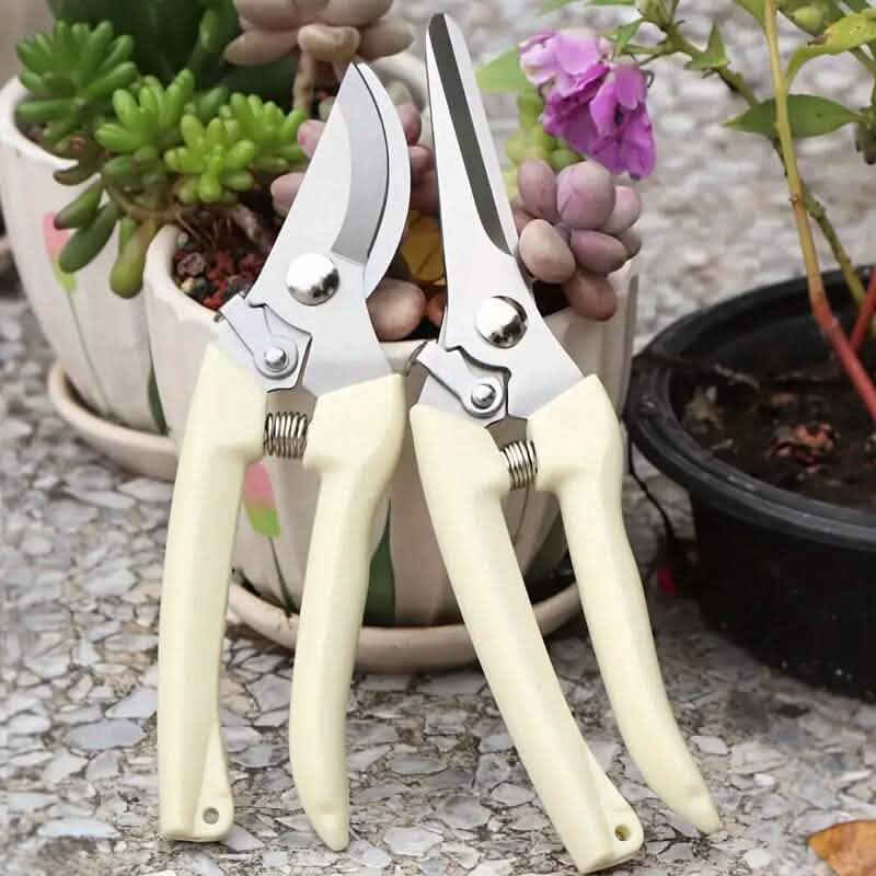 2-Pieces: Garden Pruning Shears Set Sharp Blades by DailySale