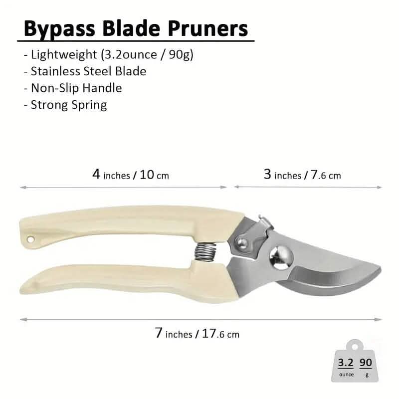 2-Pieces: Garden Pruning Shears Set Sharp Blades by DailySale