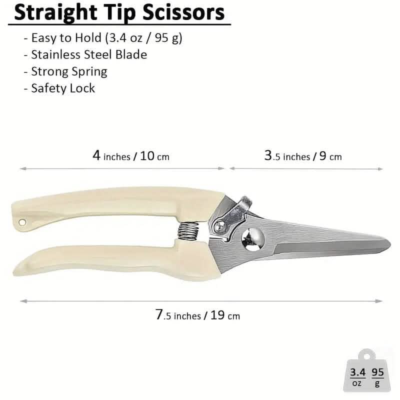 2-Pieces: Garden Pruning Shears Set Sharp Blades by DailySale