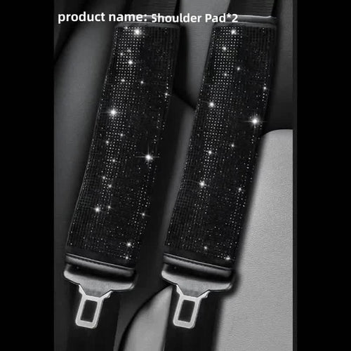 2-Pieces: Luxury Leather Seat Belt Protectors by DailySale