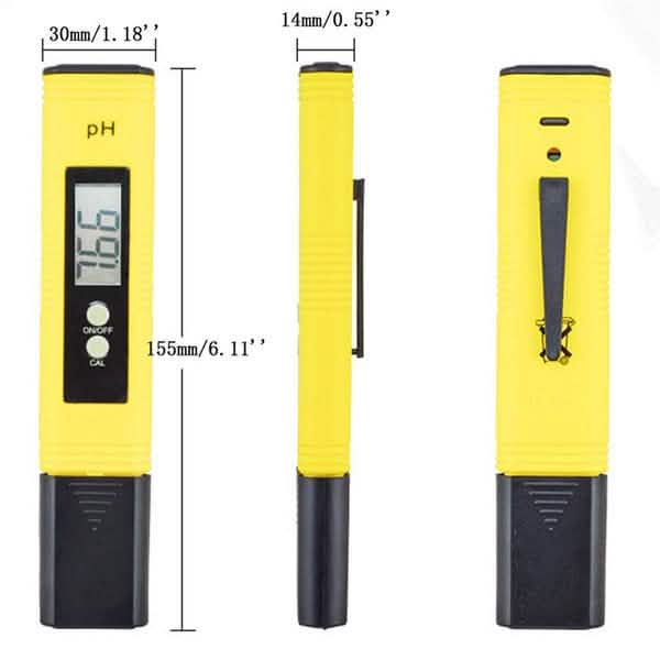 2-Pieces: PH Meter TDS EC LCD Water Purity PPM Filter Hydroponic Pool Tester Tool by DailySale