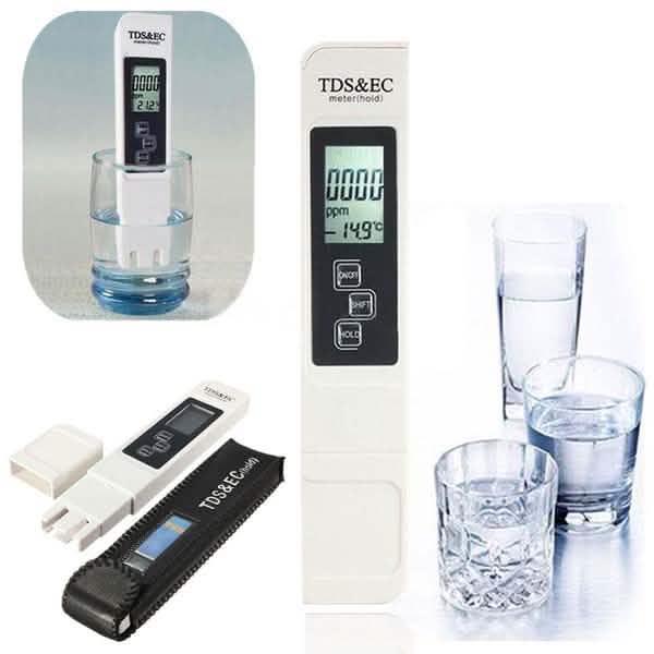2-Pieces: PH Meter TDS EC LCD Water Purity PPM Filter Hydroponic Pool Tester Tool by DailySale