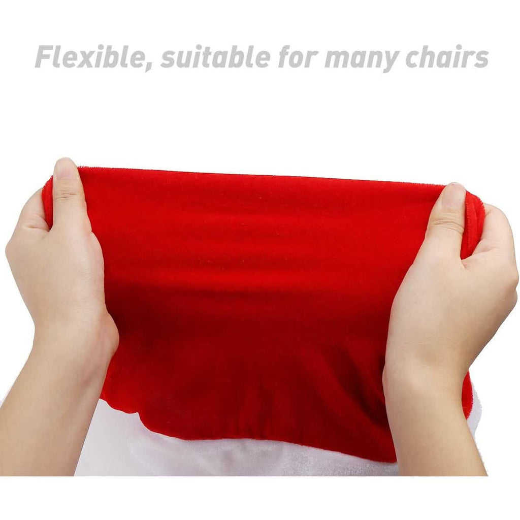 2-Pieces: Red Hat Dining Chair Slipcovers by DailySale