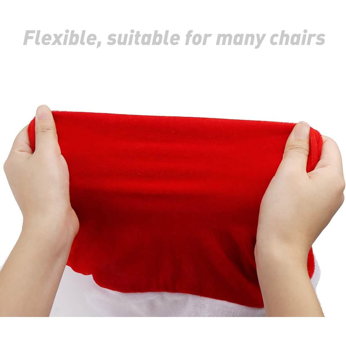 2-Pieces: Red Hat Dining Chair Slipcovers by DailySale