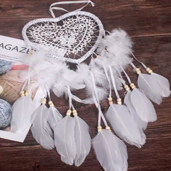 2-Pieces: Romantic LED Dream Catcher with Feather Dreamcatcher Night Light by DailySale