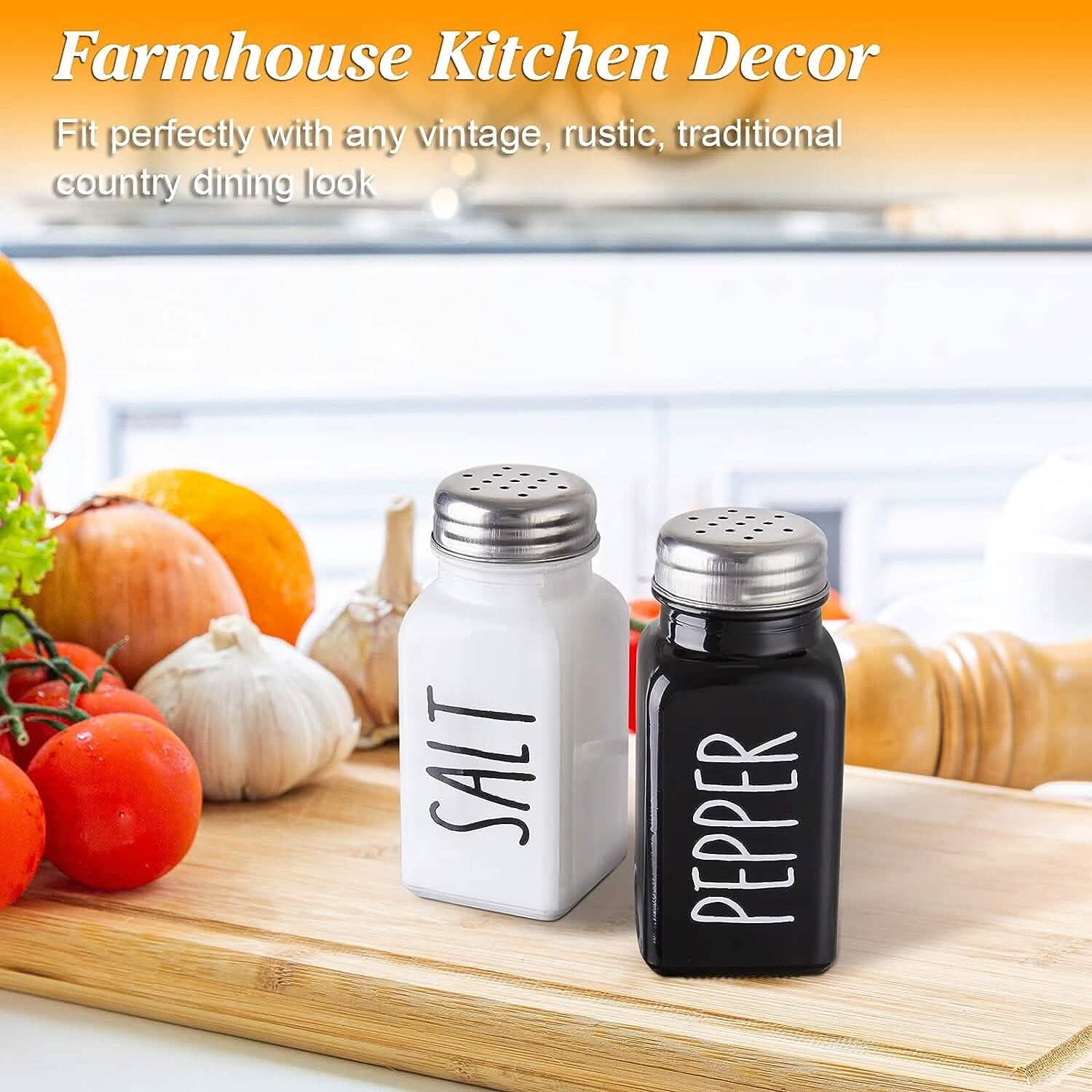 2-Pieces Set: Salt and Pepper Shakers Set by DailySale