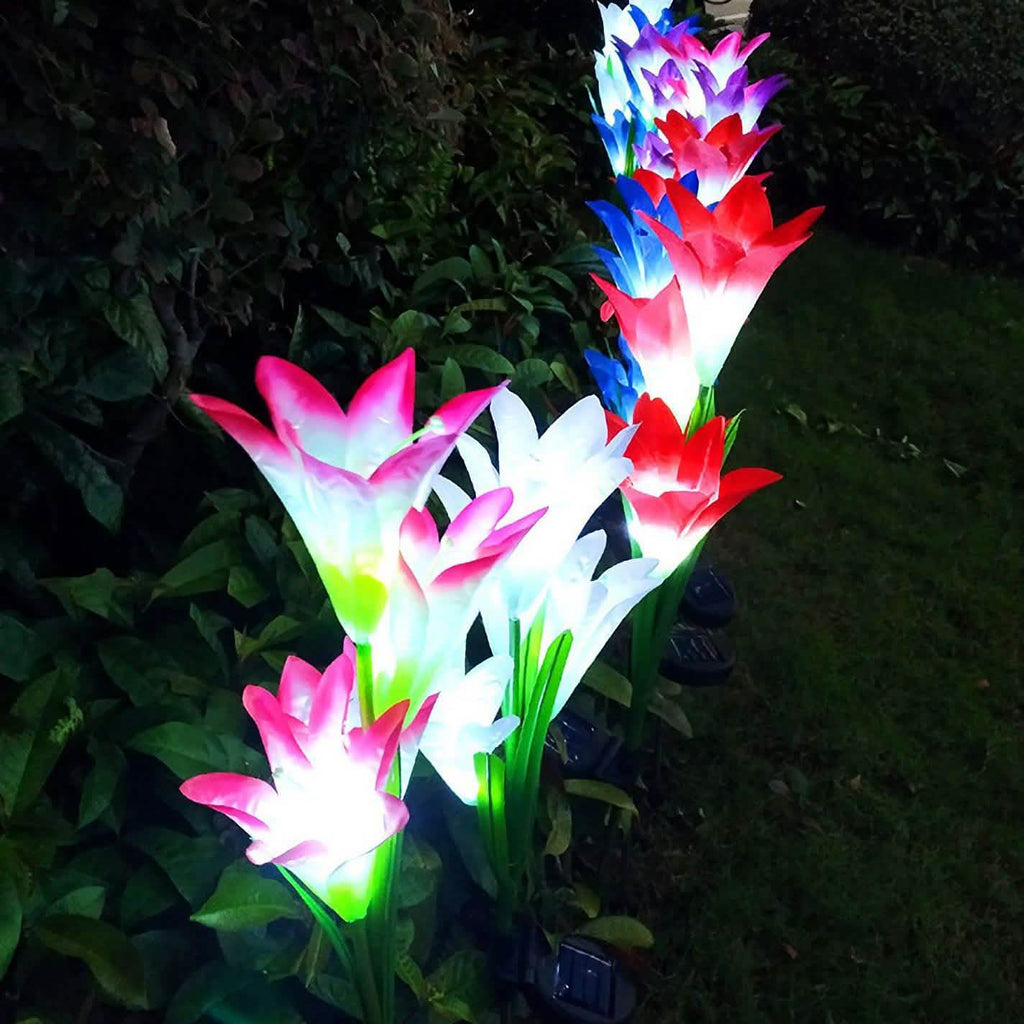 2-Pieces: Solar Garden Lights Outdoor by DailySale